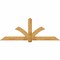 Ekena Millwork Redmond Rough Sawn Timber Gable Bracket, Western Red Cedar, 96"W x 36"H x 4"D x 6"F, 9/12 Pitch GBW096X36X0406RED00RWR - alternate 1